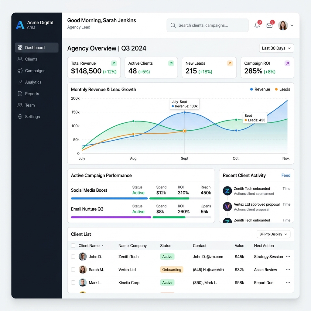 CRM dla agencji marketingowej